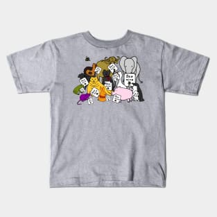 Cute Animals says Bee Mine for Valentines Day Kids T-Shirt